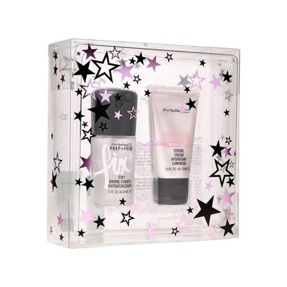 COPY - COPY - MAC Stars Of Skincare Set Prep + Prime Fix+ And Strobe Cream Set